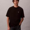 Tricou cu guler rotund, croială lejeră, cu logo din arhivă