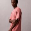 Tricou cu guler rotund, croială lejeră, cu logo din arhivă