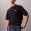 Tricou cu guler rotund, croială lejeră, cu logo din arhivă Tricou cu guler rotund, croială lejeră, cu logo din arhivă