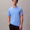Tricou cu guler rotund din bumbac Supima