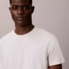 Tricou cu guler rotund din bumbac Supima