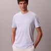 Tricou cu guler rotund din bumbac Supima
