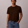 Tricou cu guler rotund din bumbac Supima