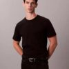 Tricou cu guler rotund din bumbac Supima
