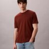 Tricou cu guler rotund din bumbac Supima