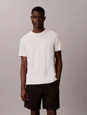Tricou cu guler rotund din bumbac Supima