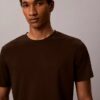 Tricou cu guler rotund din bumbac Supima