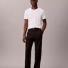 Tricou cu guler rotund din bumbac Supima