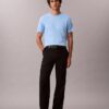 Tricou cu guler rotund din bumbac Supima