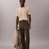 Tricou cu guler rotund din bumbac Supima