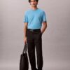 Tricou cu guler rotund din bumbac Supima Tricou cu guler rotund din bumbac Supima