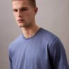 Tricou cu guler rotund din bumbac Supima