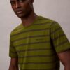 Tricou cu guler rotund și dungi Liquid Touch Tricou cu guler rotund și dungi Liquid Touch