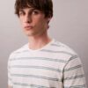 Tricou cu guler rotund și dungi Liquid Touch Tricou cu guler rotund și dungi Liquid Touch