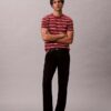 Tricou cu guler rotund și dungi Liquid Touch Tricou cu guler rotund și dungi Liquid Touch