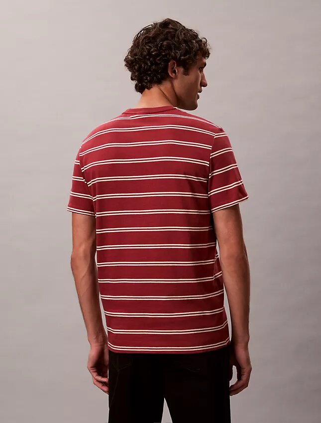 Tricou cu guler rotund și dungi Liquid Touch Tricou cu guler rotund și dungi Liquid Touch