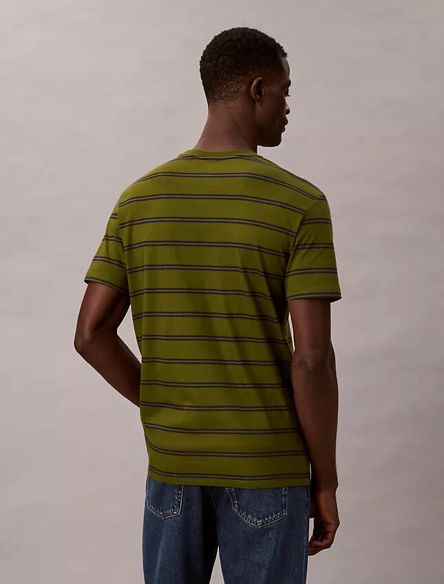 Tricou cu guler rotund și dungi Liquid Touch Tricou cu guler rotund și dungi Liquid Touch