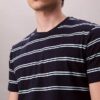 Tricou cu guler rotund și dungi Liquid Touch Tricou cu guler rotund și dungi Liquid Touch