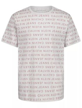 Tricou cu guler rotund și imprimeu integral pentru băieți