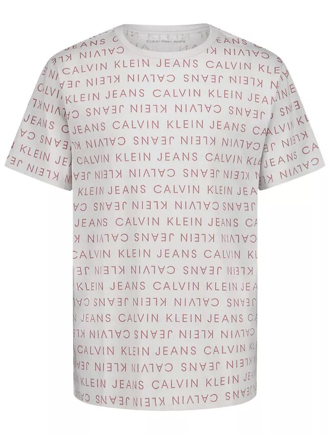 Tricou cu guler rotund și imprimeu integral pentru băieți Tricou cu guler rotund și imprimeu integral pentru băieți