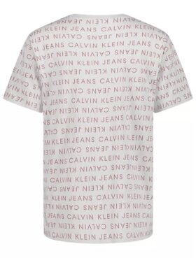 Tricou cu guler rotund și imprimeu integral pentru băieți