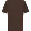 Tricou cu guler rotund și logo stencil pentru băieți