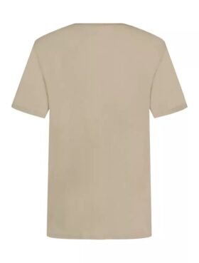 Tricou cu guler rotund și monogramă supradimensionată pentru băieți