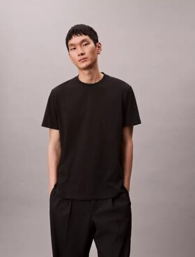 Tricou cu guler rotund Liquid Touch