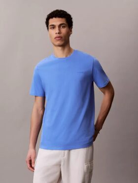 Tricou cu guler rotund Liquid Touch