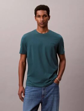 Tricou cu guler rotund Liquid Touch