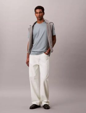 Tricou cu guler rotund Liquid Touch