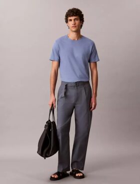 Tricou cu guler rotund Liquid Touch