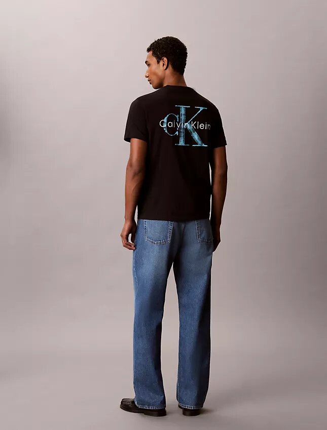 Tricou cu imprimeu Monologo Brushstroke Tricou cu imprimeu Monologo Brushstroke