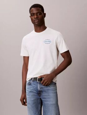 Tricou cu logo grafic Calvin Klein
