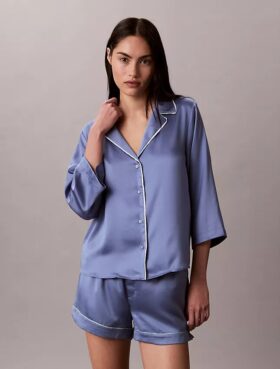 Tricou cu luciu satinat