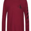 Tricou cu mâneci lungi și dungi degradate cu Monogram pentru băieți Tricou cu mâneci lungi și dungi degradate cu Monogram pentru băieți