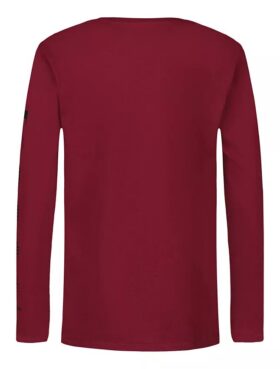 Tricou cu mâneci lungi și dungi degradate cu Monogram pentru băieți