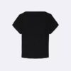 Tricou cu nervuri pentru fete, cu etichetă Monologo