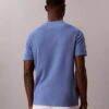 Tricou de dormit cu guler rotund din piqué