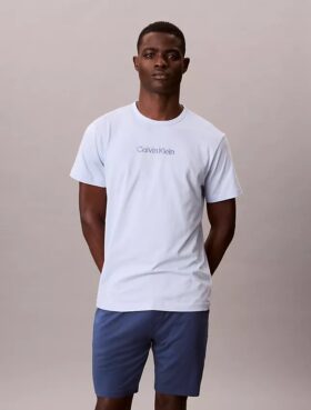 Tricou de dormit cu logo Calvin Klein