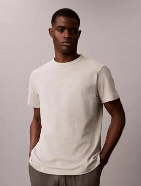 Tricou de dormit cu logo Calvin Klein