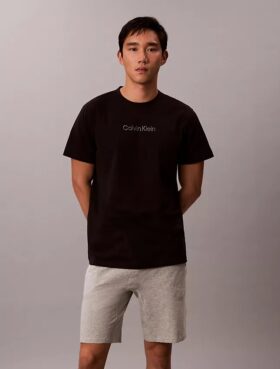 Tricou de dormit cu logo Calvin Klein