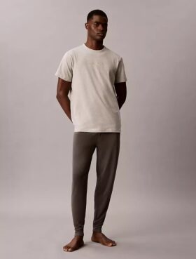Tricou de dormit cu logo Calvin Klein