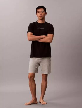 Tricou de dormit cu logo Calvin Klein
