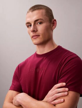 Tricou de dormit cu logo Calvin Klein