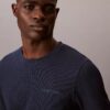 Tricou de dormit din tricot waffle