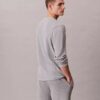 Tricou de dormit Henley din tricot waffle