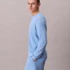 Tricou de dormit Henley din tricot waffle