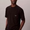Tricou de dormit Icon din bumbac Cotton Stretch cu monogramă
