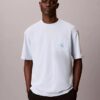 Tricou de dormit Icon din bumbac Cotton Stretch cu monogramă